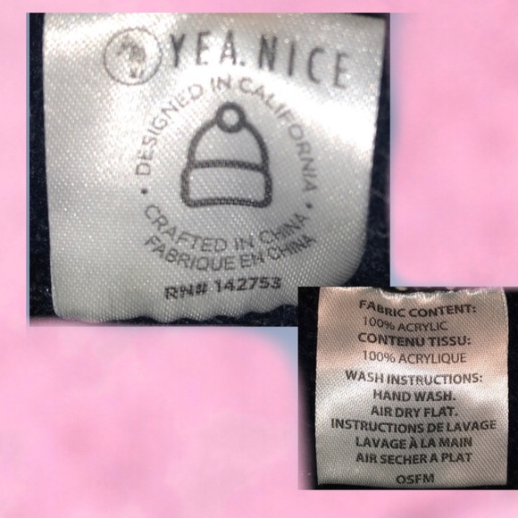 YEA.NICE Beanie Hat OS - Picture 6 of 6